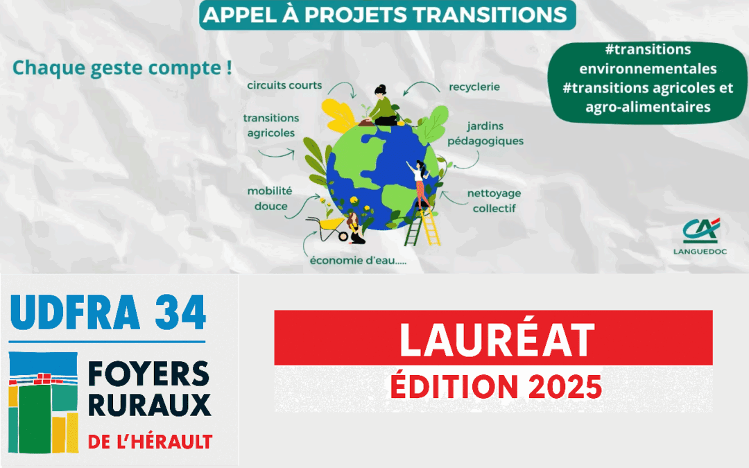 UDFRA 34 – Lauréat Appel à projet Crédit Agricole Languedoc Transition