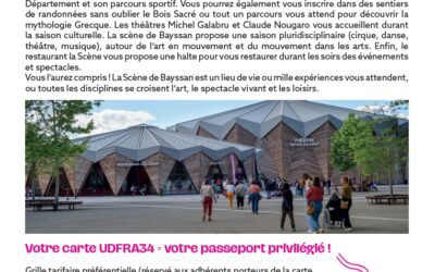 UDFRA 34 – Département Hérault. Renouvellement du partenariat