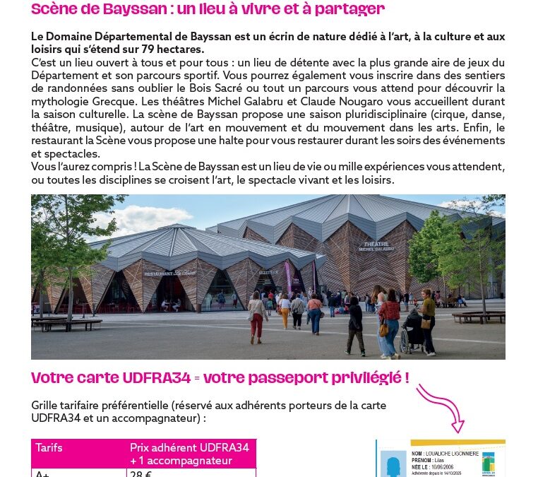 UDFRA 34 – Département Hérault. Renouvellement du partenariat